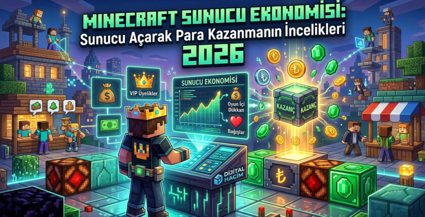 Minecraft Sunucu Ekonomisi: Sunucu Açarak Para Kazanmanın İncelikleri 2026