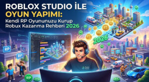 Roblox Studio ile Oyun Yapımı: Kendi RP Oyununuzu Kurup Robux Kazanma Rehberi 2026